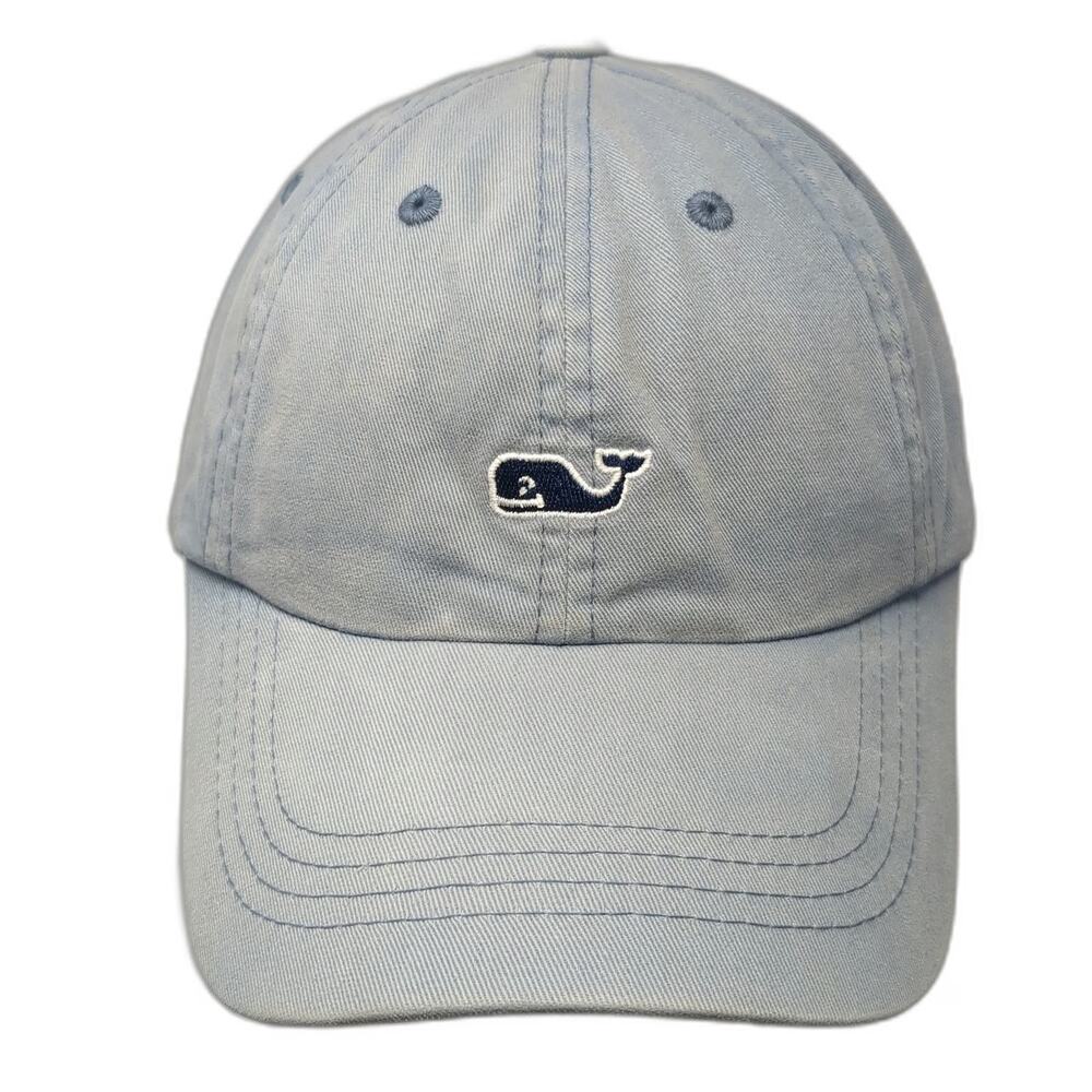 Vineyard Vines Baseball Cap Blue One Size Adjustable Slideback Whale Logo Hat
